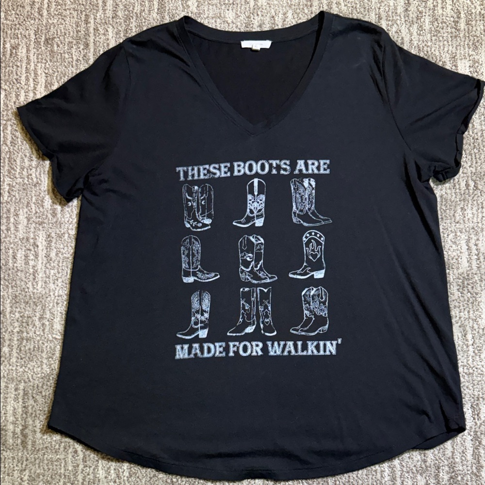 Maurices Black XL T-Shirt